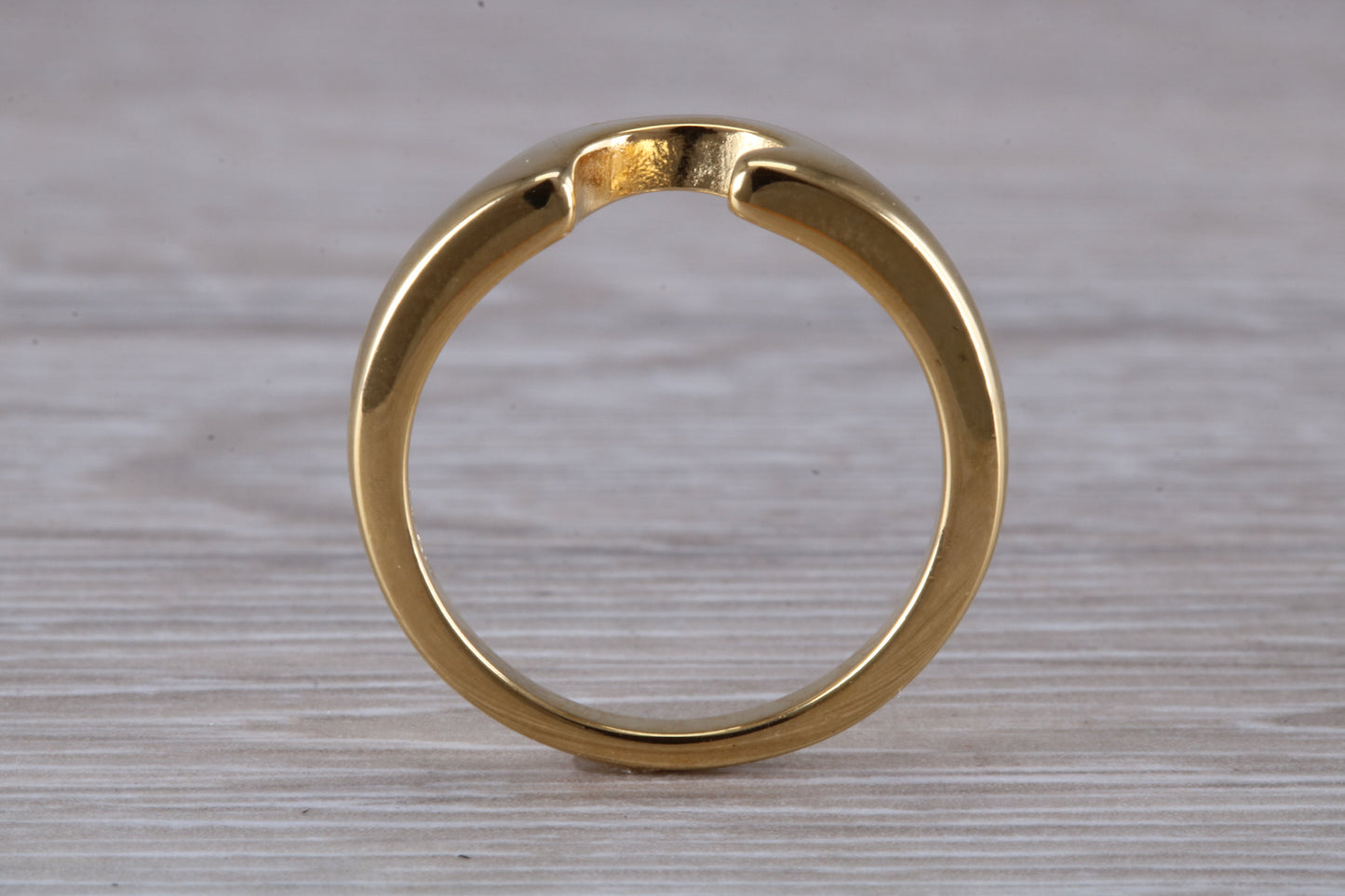 Abstract ring, made from your choice of 9ct yellow or white gold, solid and chunky feel, ideal as casual ring, thumb ring or shaped band