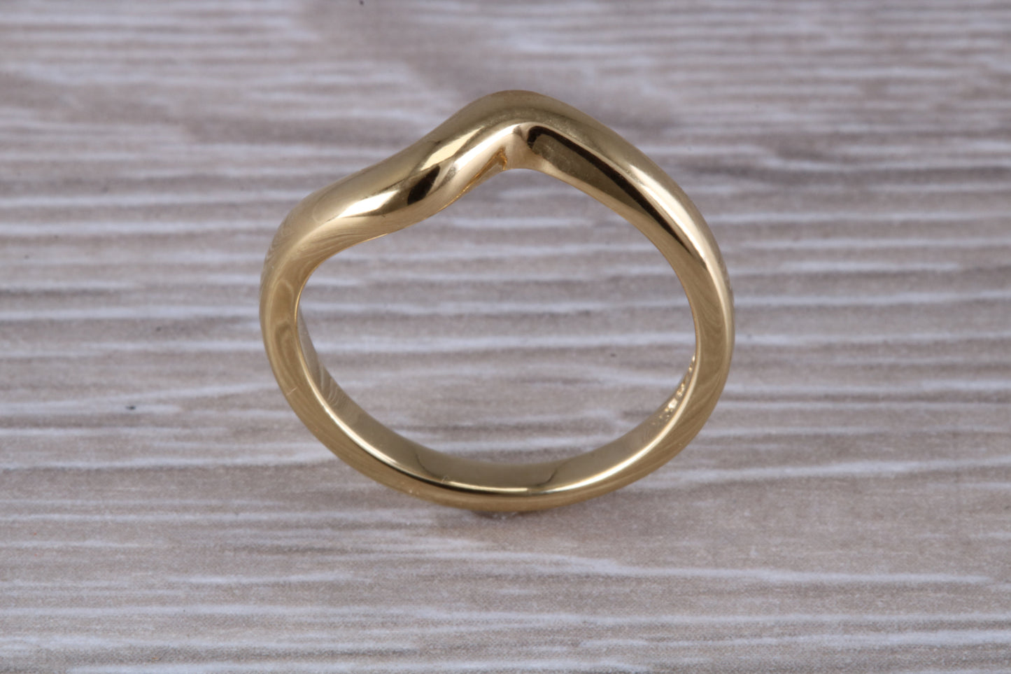 Abstract ring, made from your choice of 9ct yellow or white gold, solid and chunky feel, ideal as casual ring, thumb ring or shaped band