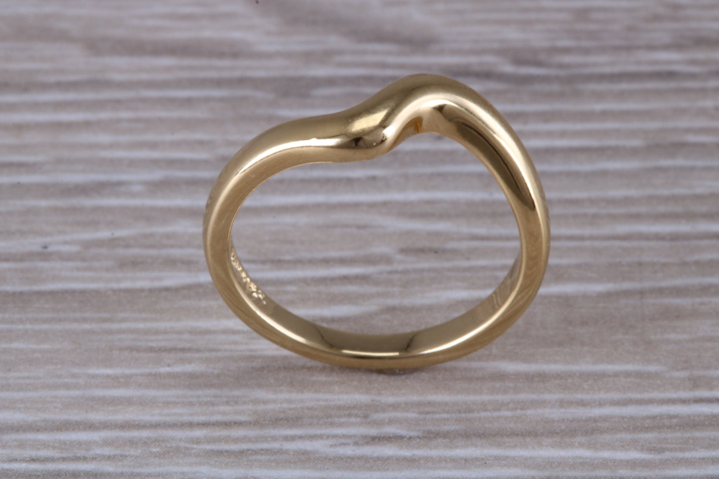 Abstract ring, made from your choice of 9ct yellow or white gold, solid and chunky feel, ideal as casual ring, thumb ring or shaped band