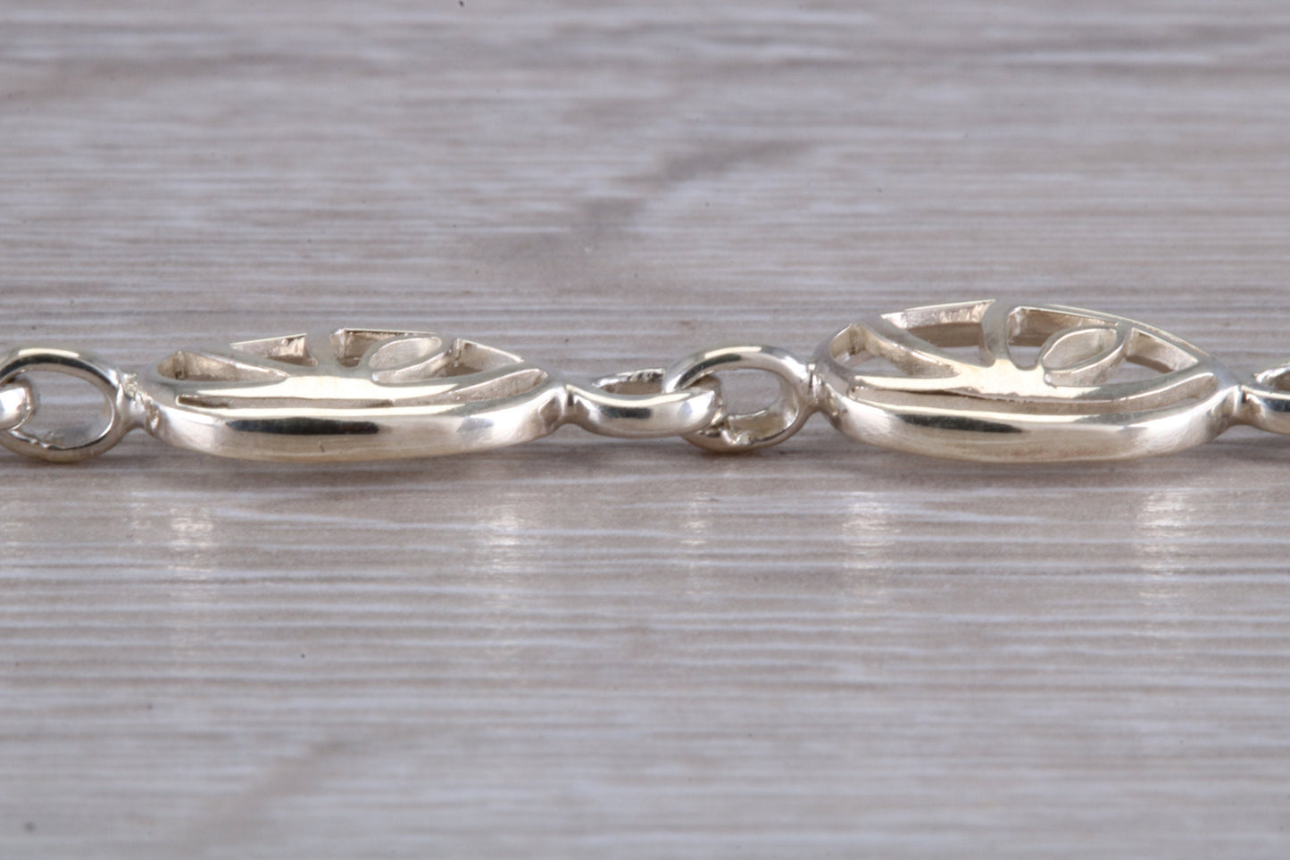 Sterling Silver Open Link Bracelet