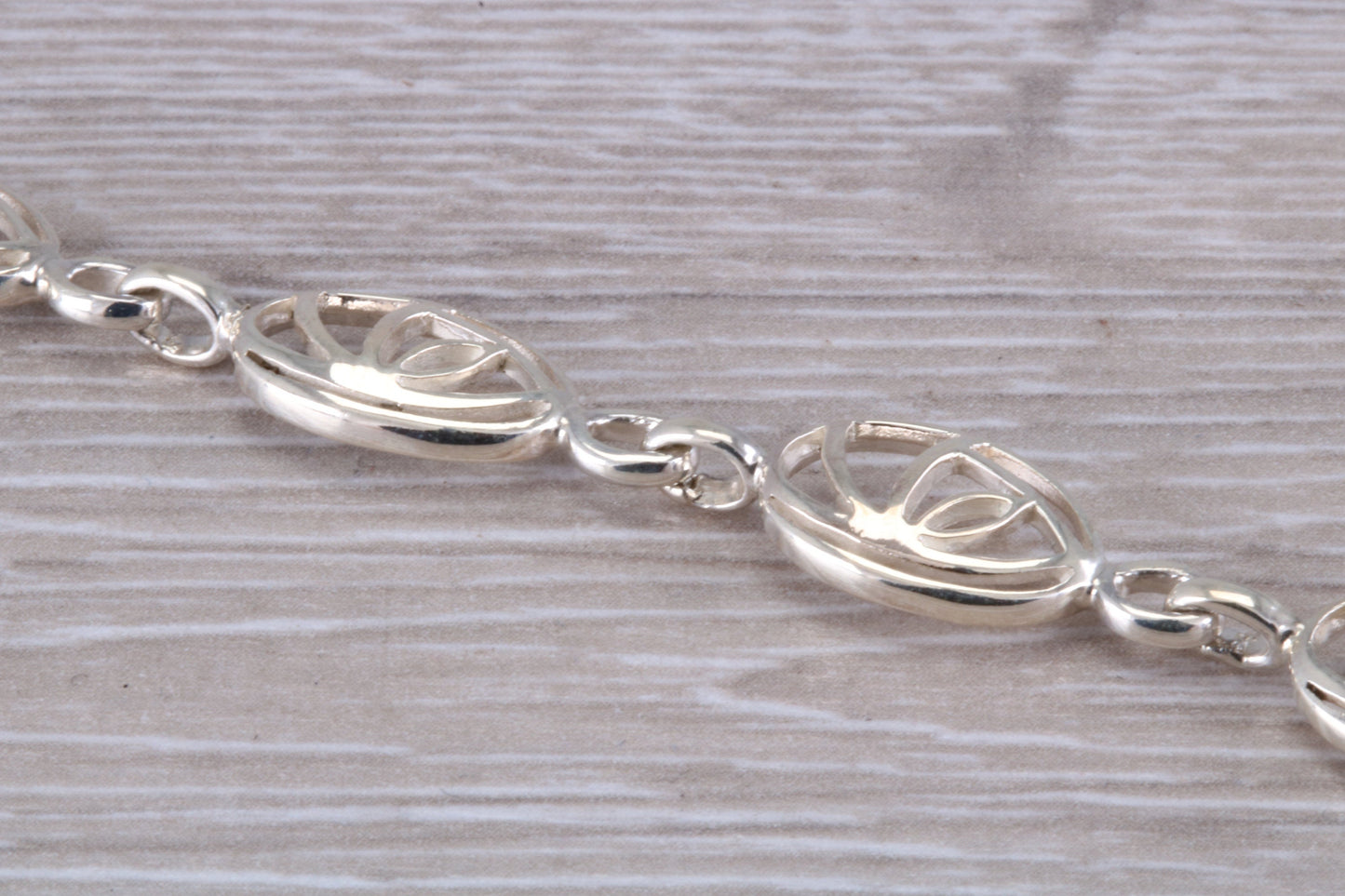 Sterling Silver Open Link Bracelet