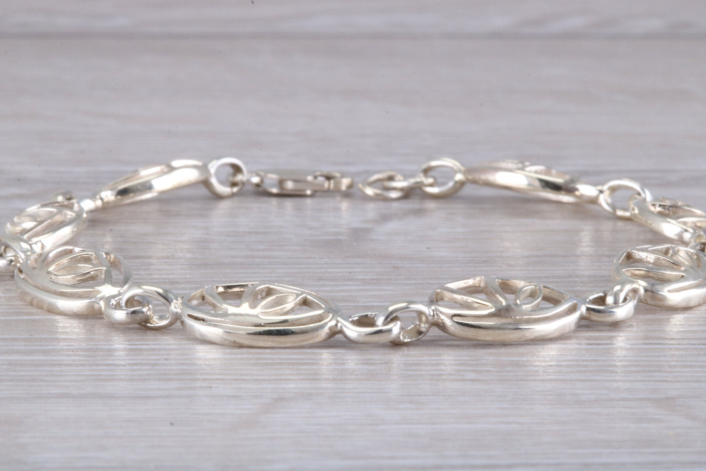 Sterling Silver Open Link Bracelet