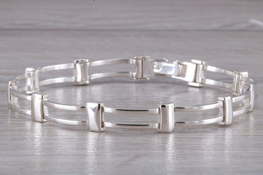 Open Link Sterling Silver Bracelet