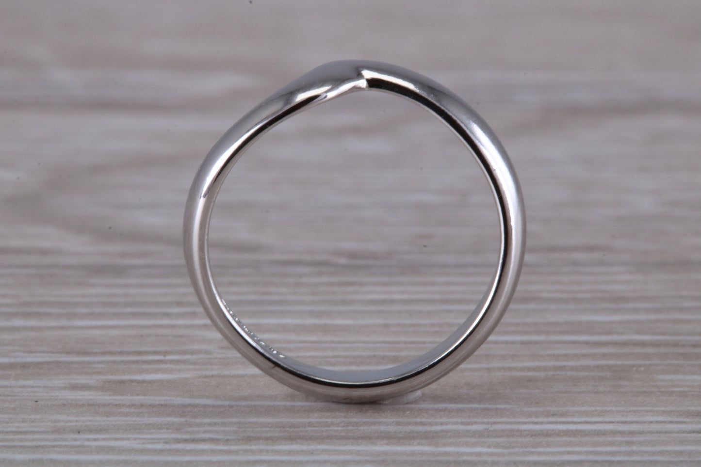 Abstract ring, made from your choice of 9ct yellow or white gold, solid and weighty feel, casual ring, thumb ring or shaped band, wishbone
