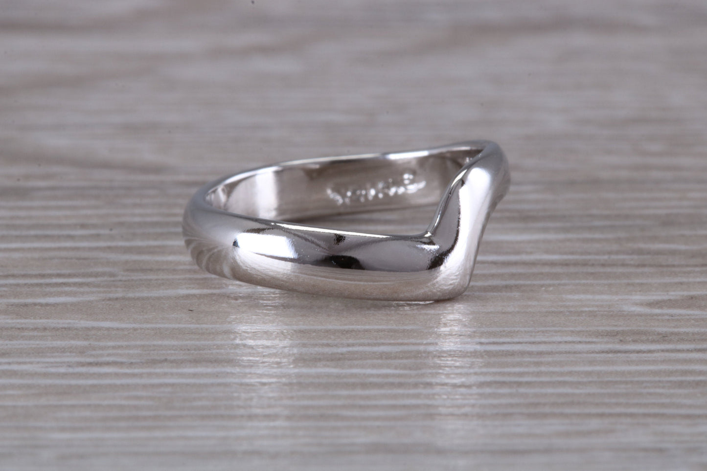 Abstract ring, made from your choice of 9ct yellow or white gold, solid and weighty feel, casual ring, thumb ring or shaped band, wishbone
