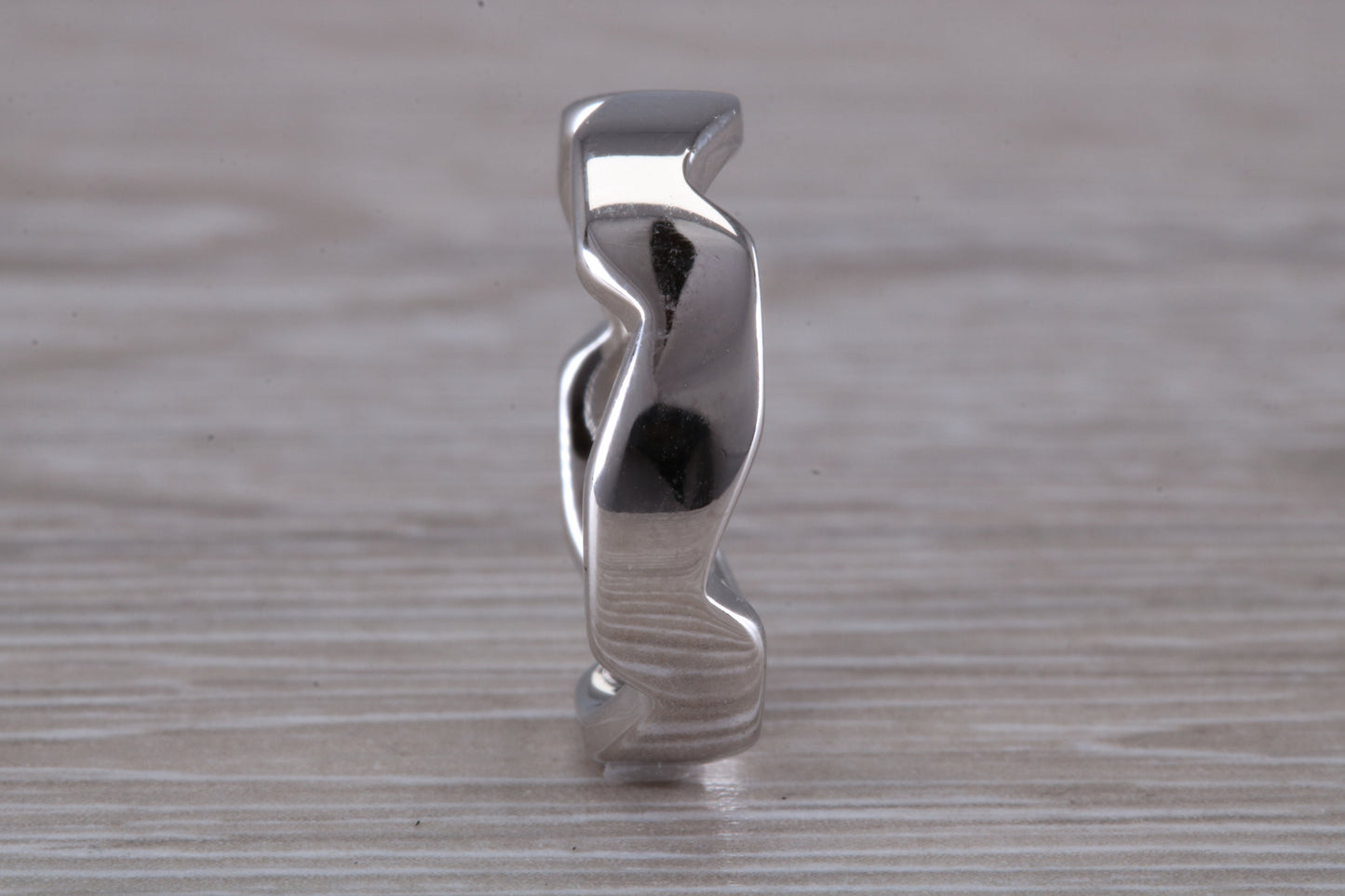Abstract ring, made from your choice of 9ct yellow or white gold, solid and chunky feel, casual ring, thumb ring or shaped band, wishbone