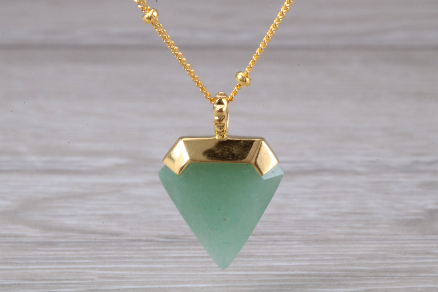Real Emerald Necklace set in Sterling Silver