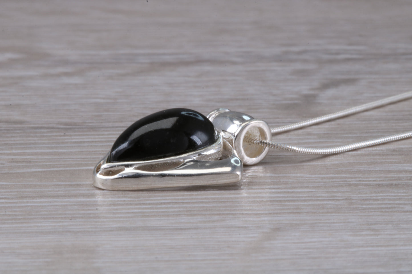 Real Jade Necklace made from Sterling Silver