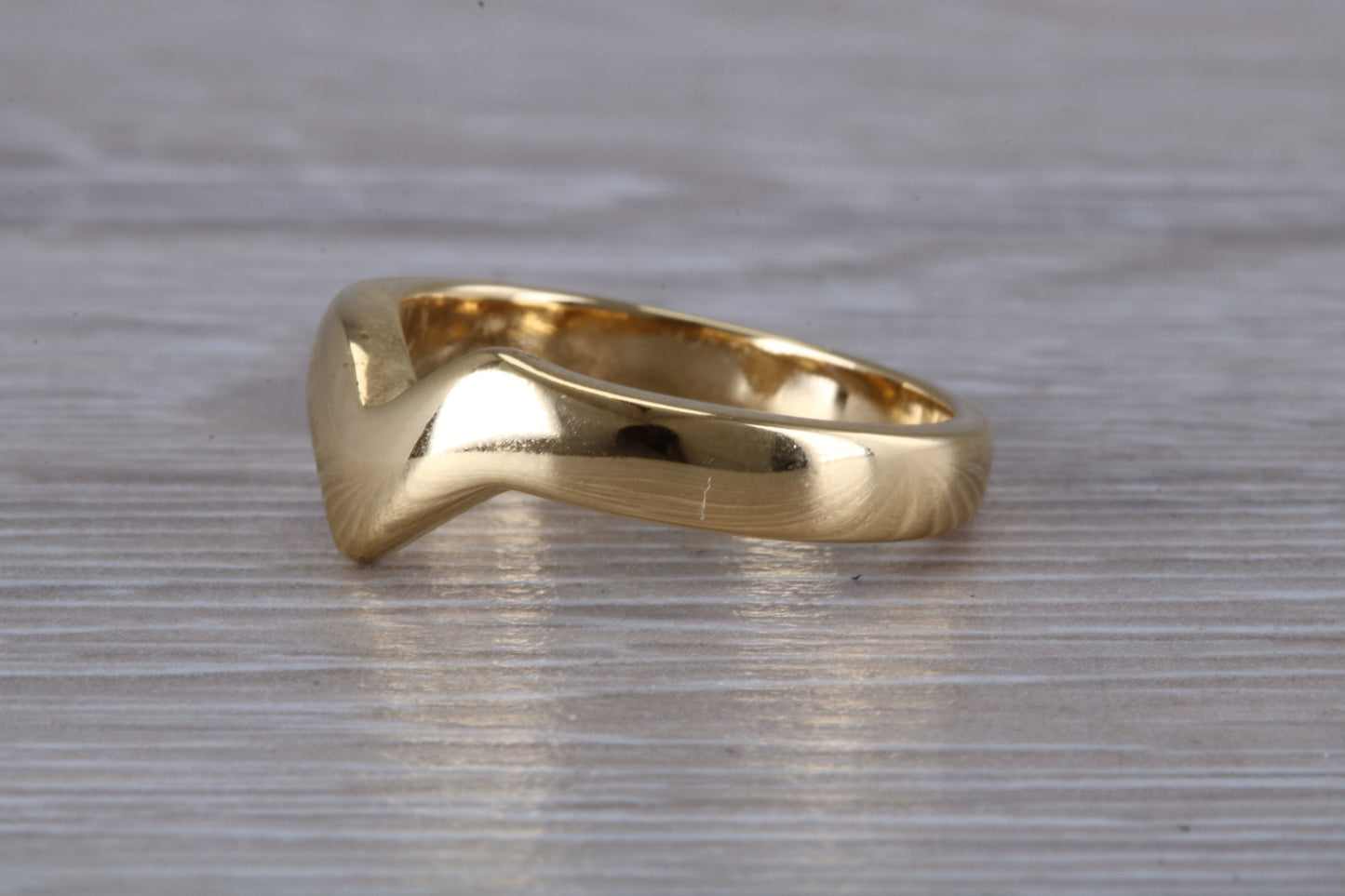 Abstract ring, made from your choice of 9ct yellow or white gold, solid and chunky feel, ideal as casual ring, thumb ring or shaped band