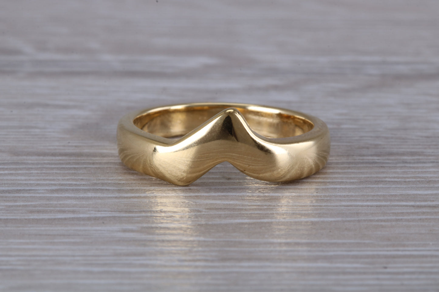 Abstract ring, made from your choice of 9ct yellow or white gold, solid and chunky feel, ideal as casual ring, thumb ring or shaped band