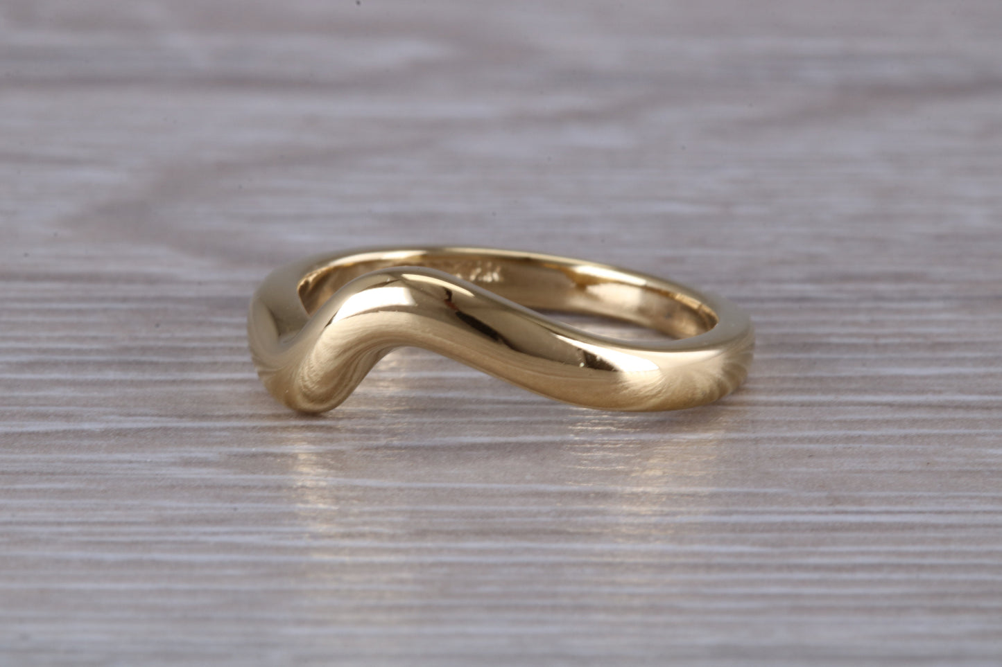Abstract ring, made from your choice of 9ct yellow or white gold, solid and chunky feel, ideal as casual ring, thumb ring or shaped band