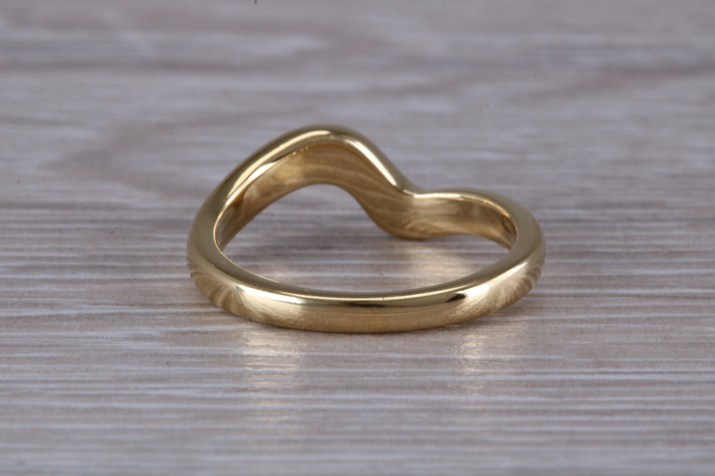 Abstract ring, made from your choice of 9ct yellow or white gold, solid and chunky feel, ideal as casual ring, thumb ring or shaped band