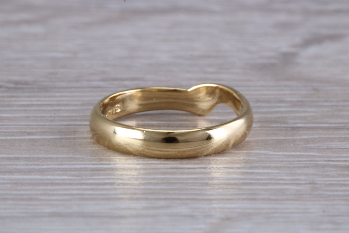 Abstract ring, made from your choice of 9ct yellow or white gold, solid and chunky feel, ideal as casual ring, thumb ring or shaped band