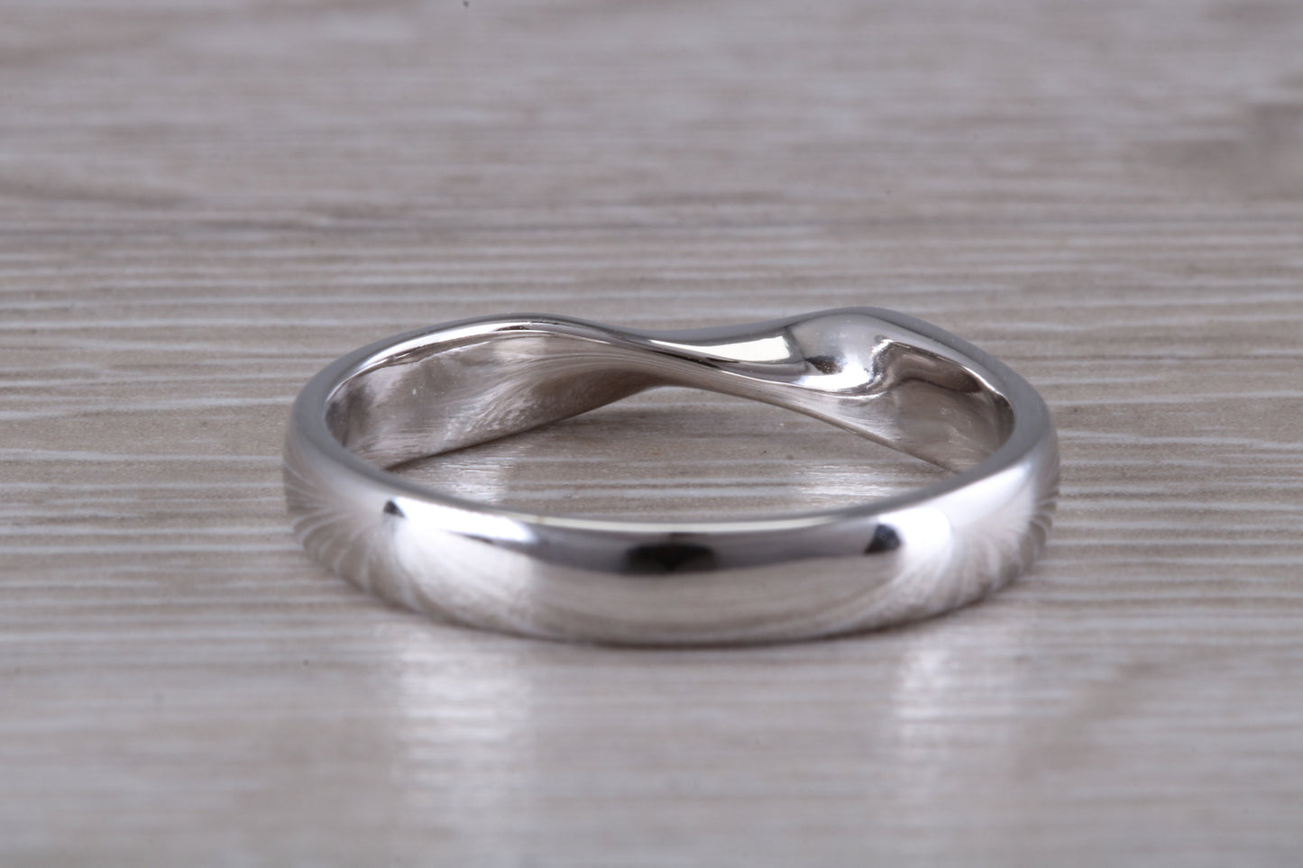Abstract ring, made from your choice of 9ct yellow or white gold, solid and chunky feel, casual ring, thumb ring or shaped band, wishbone