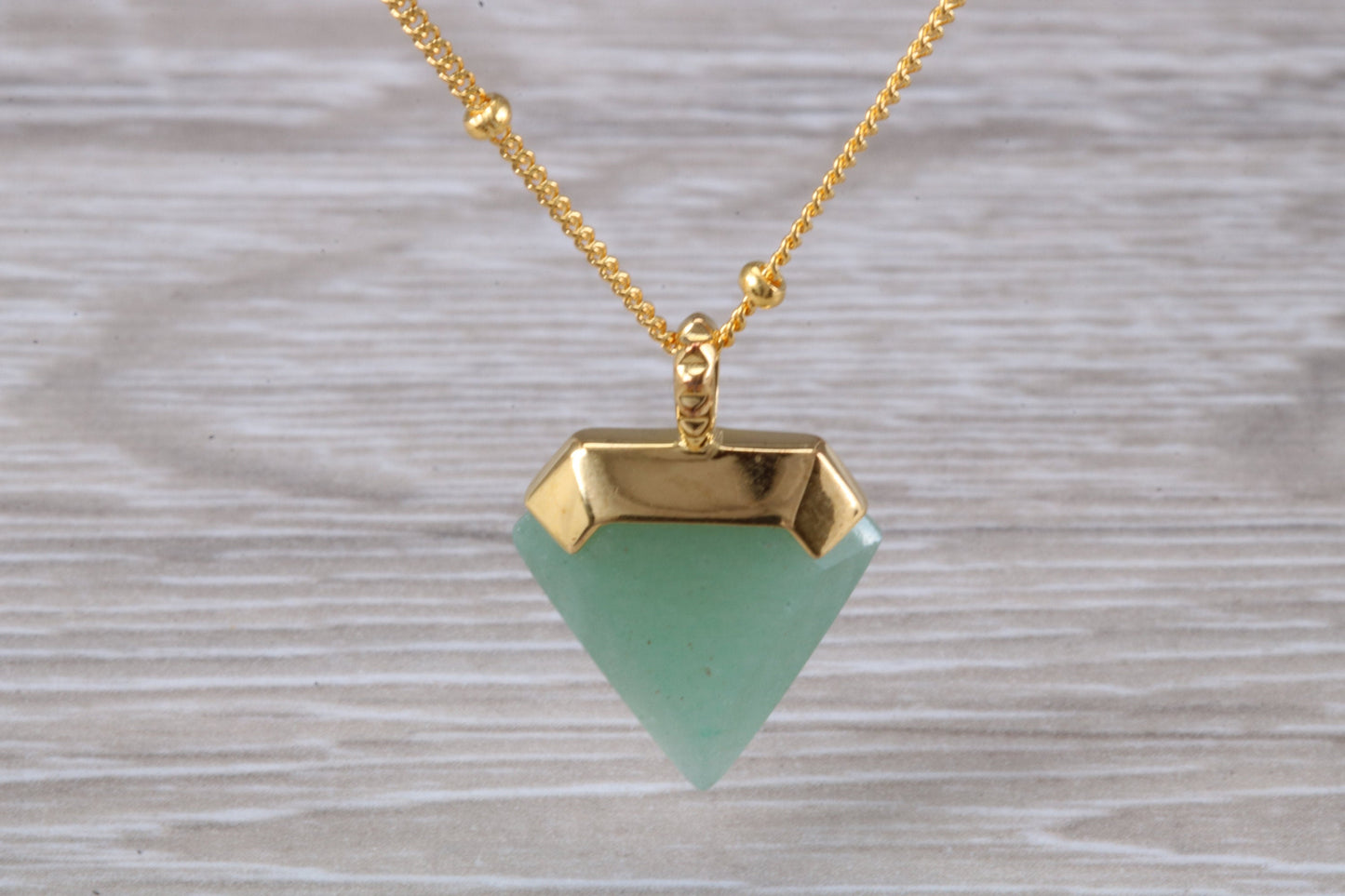 Real Emerald Necklace set in Sterling Silver