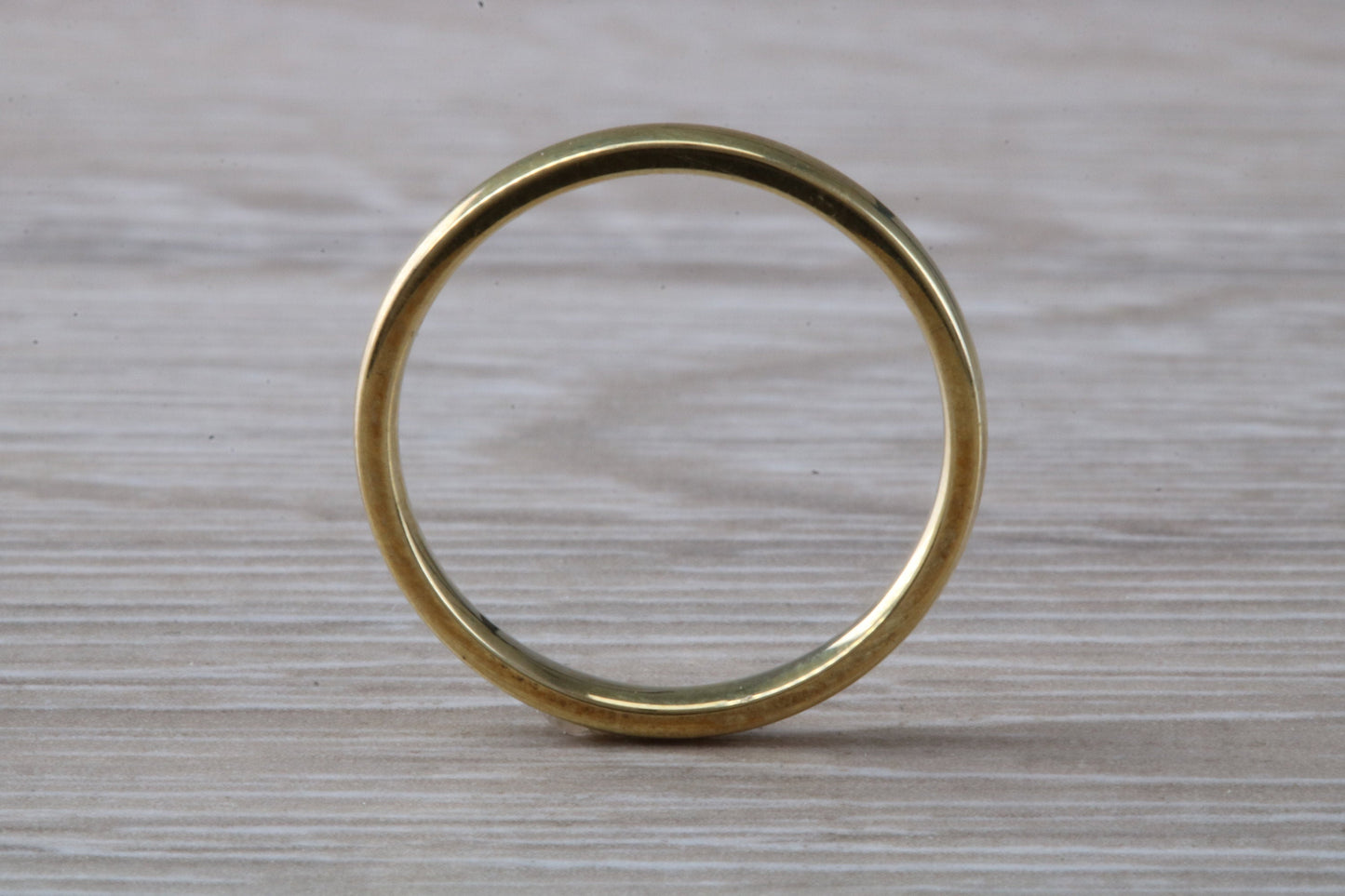 2 mm Wide Comfort Fit Wedding Band, made from solid 9ct yellow gold