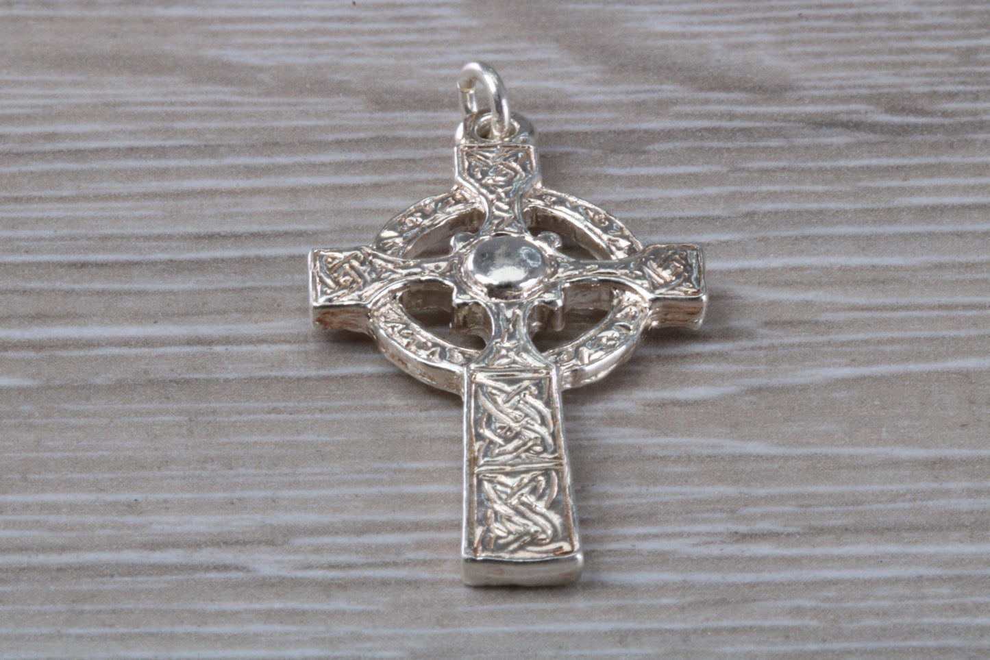 Sterling Silver Ornate Celtic Cross Necklace