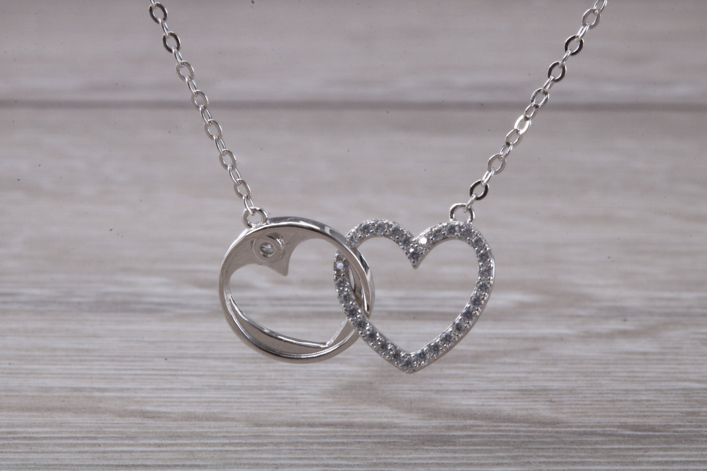 Sterling Silver Love Heart Necklace