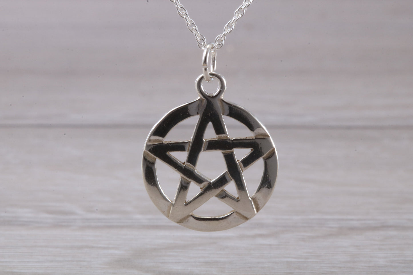 Sterling Silver Pentagram Necklace