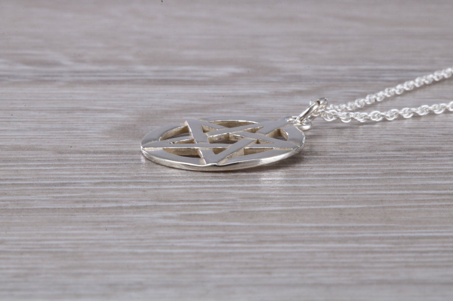 Sterling Silver Pentagram Necklace