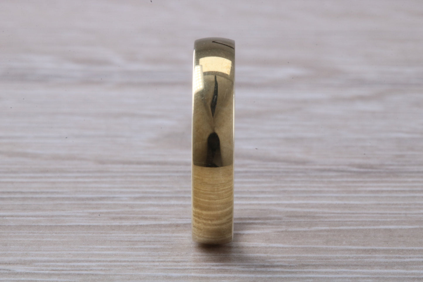 4 mm Wide Comfort Fit Wedding Band, made from solid 9ct Yellow Gold