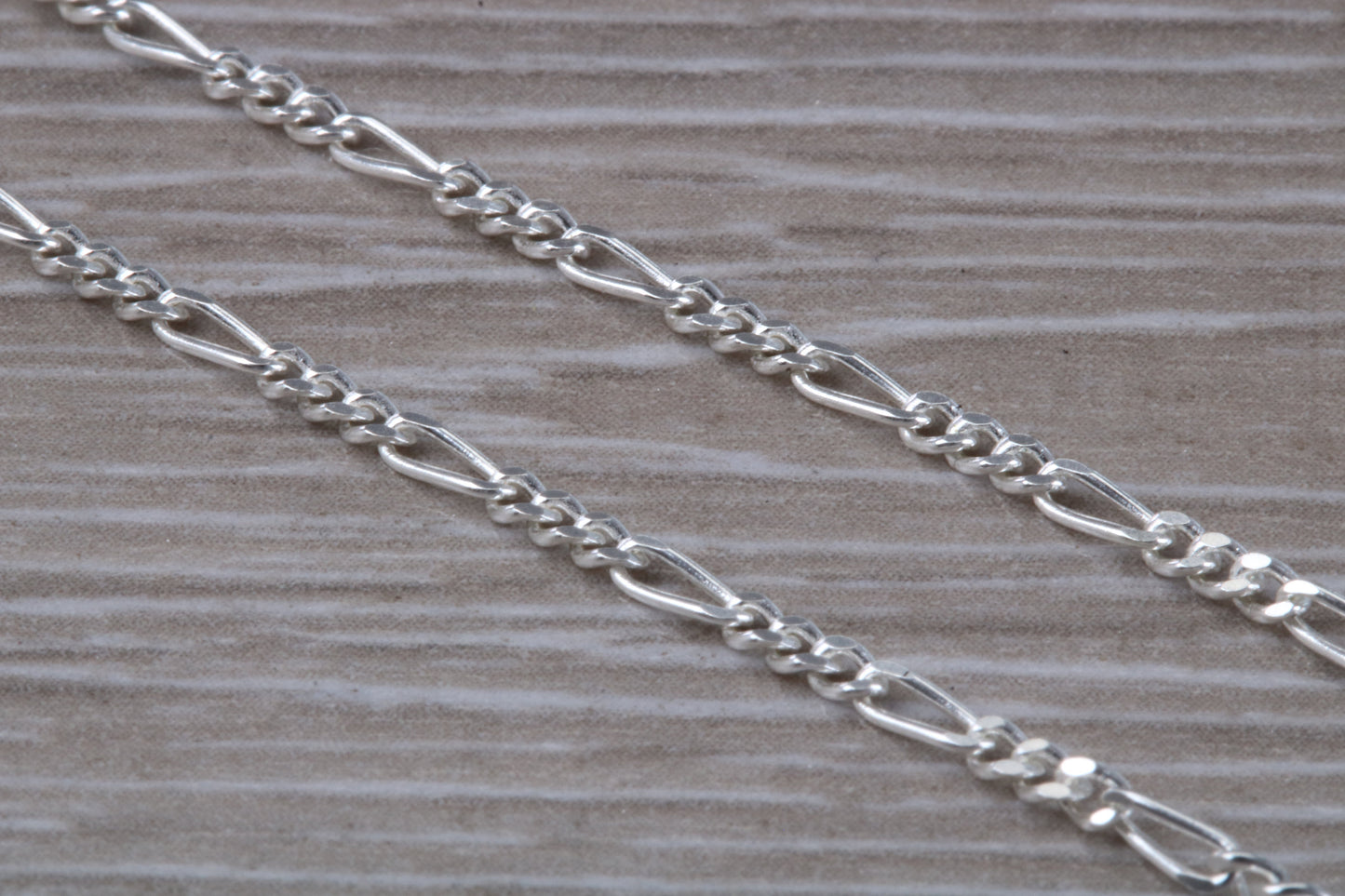 Sterling Silver Figaro Pendant Chain, 20 inch Length