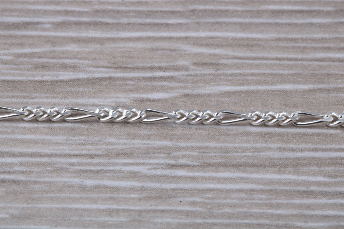 Sterling Silver Figaro Pendant Chain, 20 inch Length