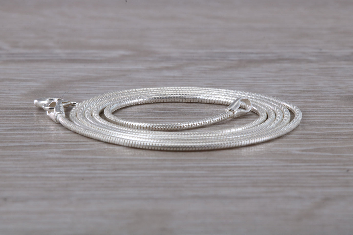 Sterling Silver 16 inch Long Snake Chain