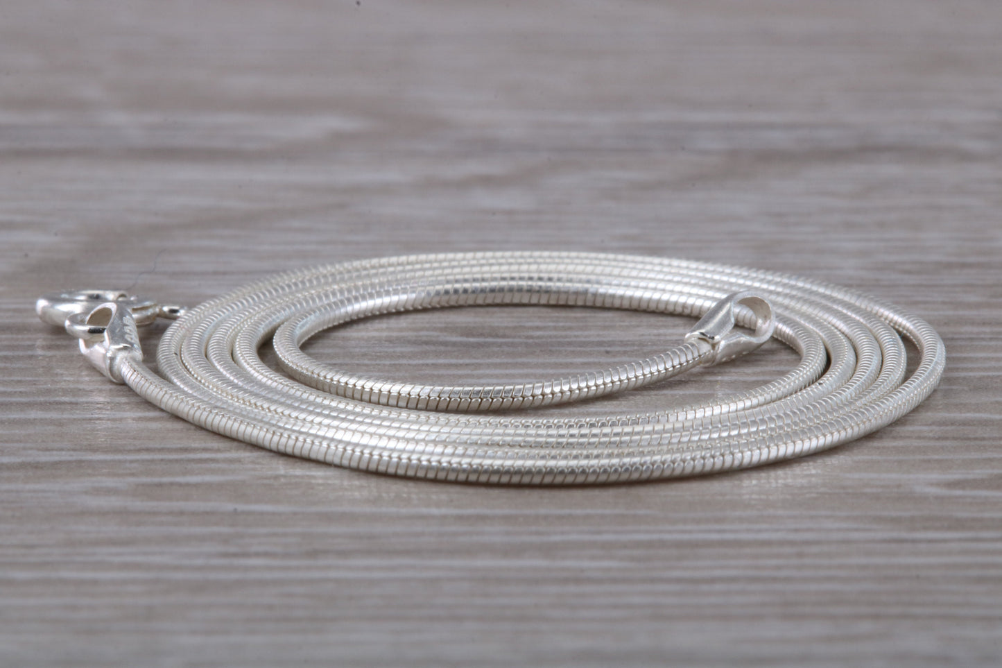 Sterling Silver 16 inch Long Snake Chain