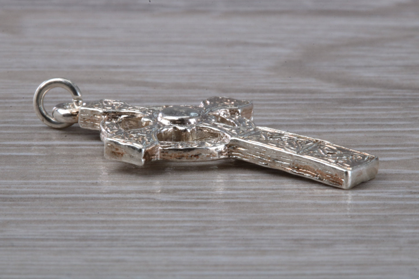 Sterling Silver Ornate Celtic Cross Necklace