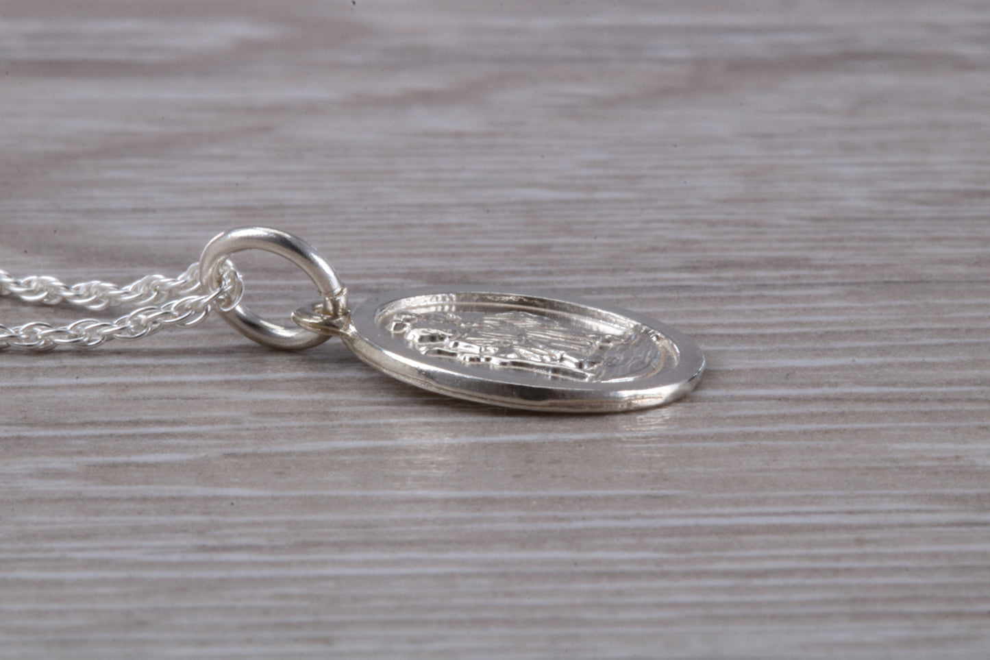 Sterling Silver Saint Christopher Necklace