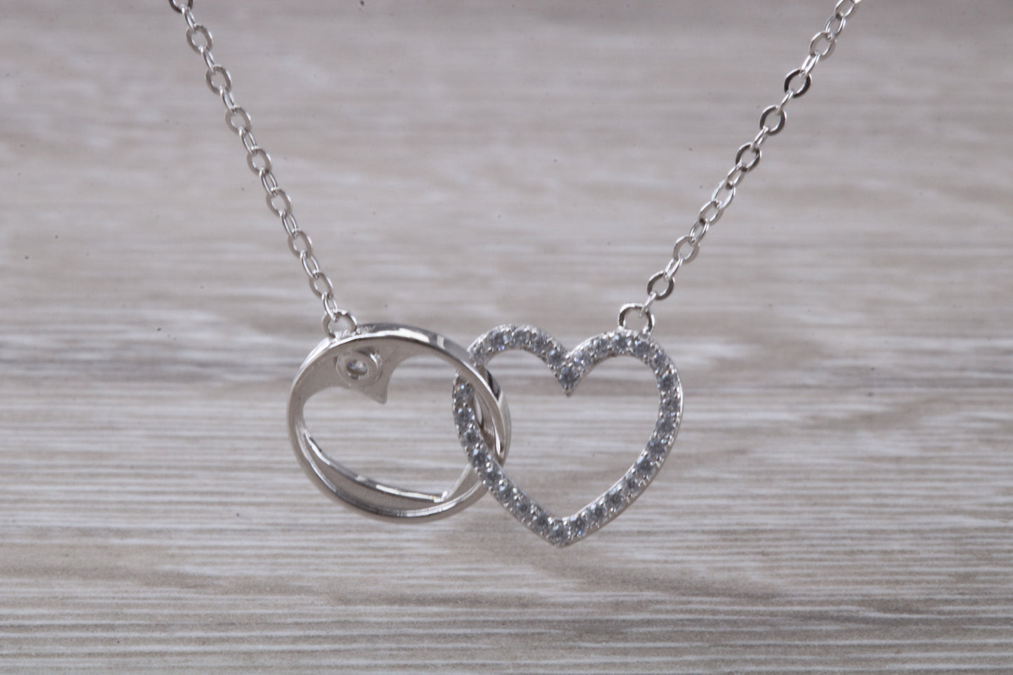 Sterling Silver Love Heart Necklace
