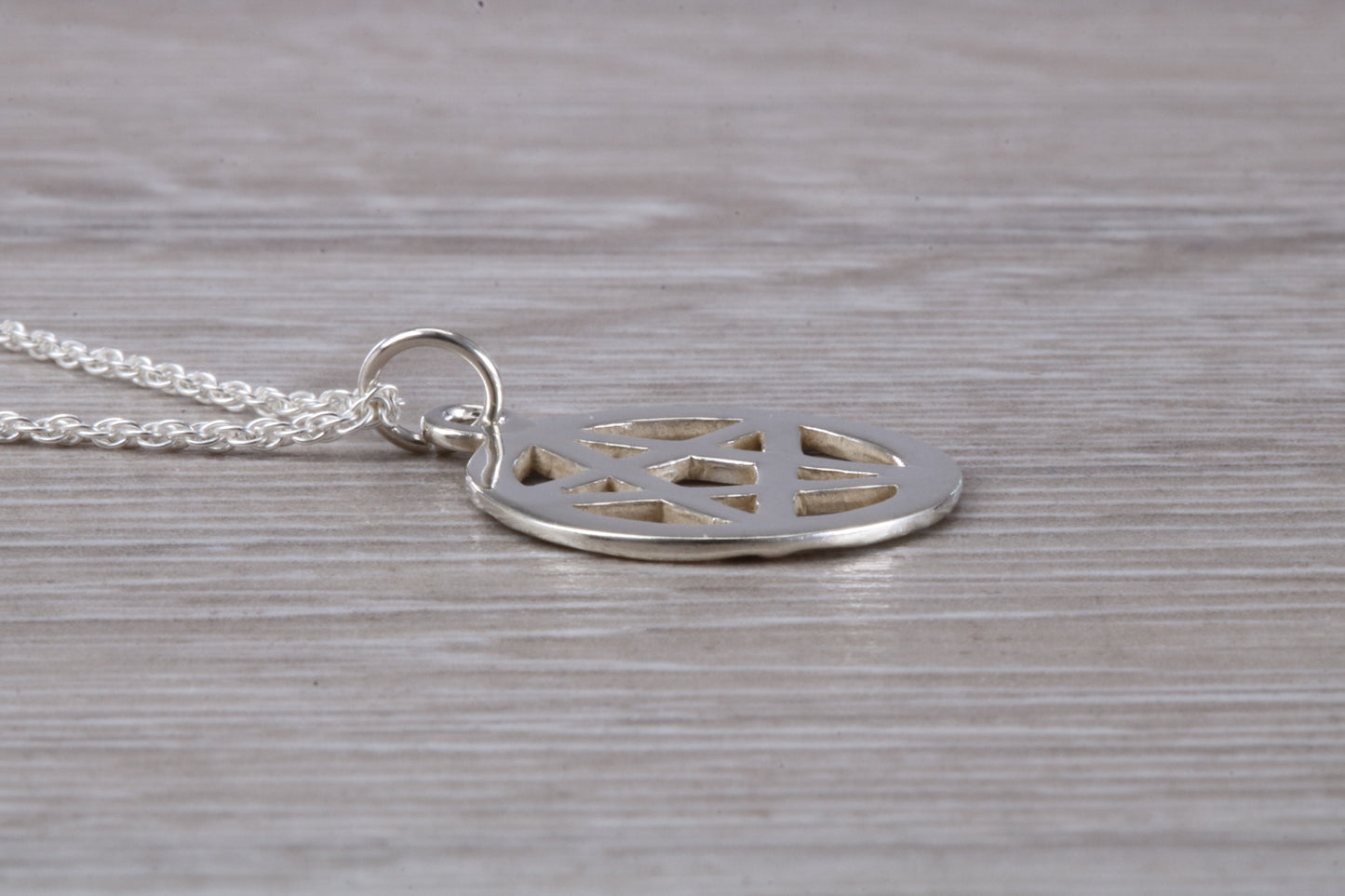 Sterling Silver Pentagram Necklace