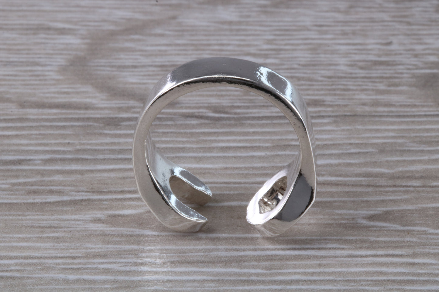 Chunky Spanner ring, solid silver, suitable for ladies or gents. Available in silver, yellow gold, white gold and platinum