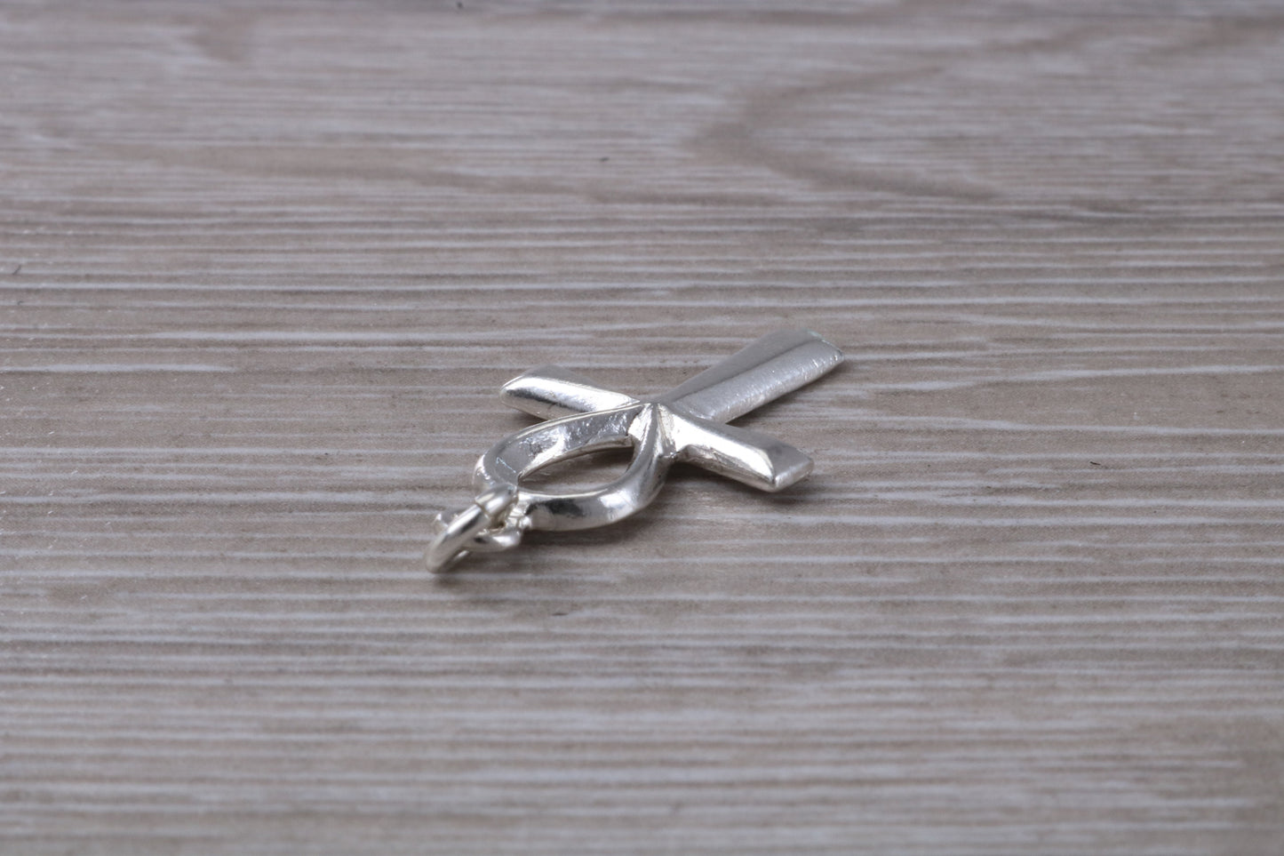Sterling Silver Ankh Cross Necklace