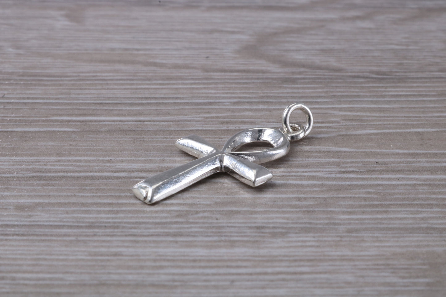 Sterling Silver Ankh Cross Necklace