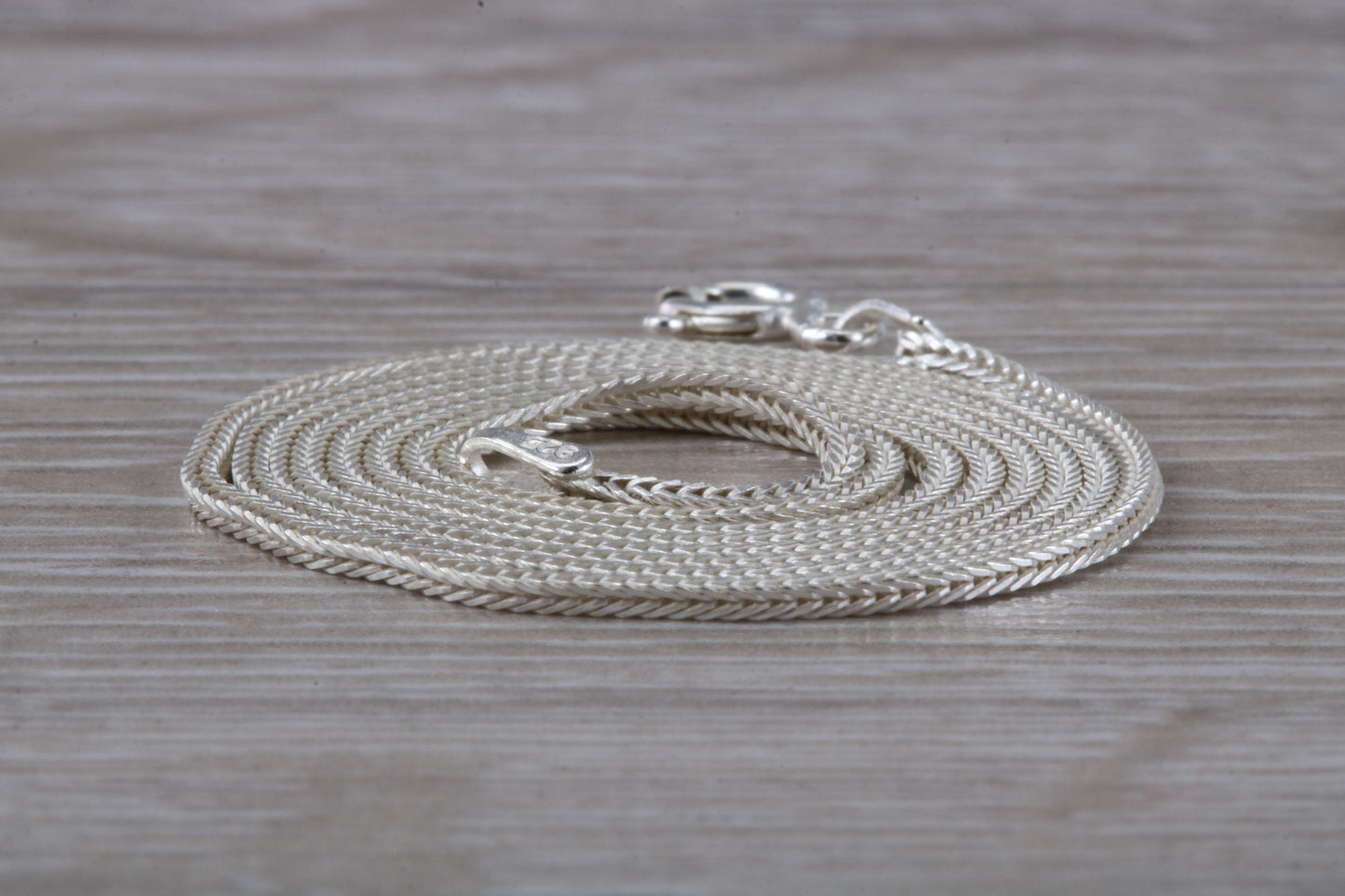 Foxtail Pendant Chain. Silver Foxtail chain. 20 inch Length