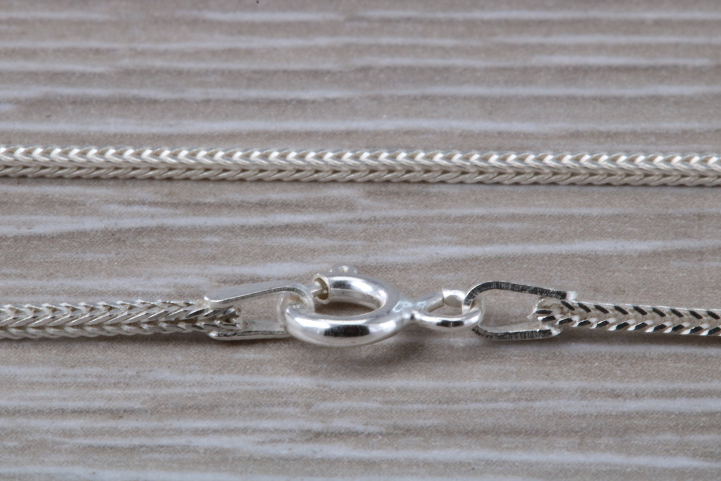 Foxtail Pendant Chain. Silver Foxtail chain. 20 inch Length