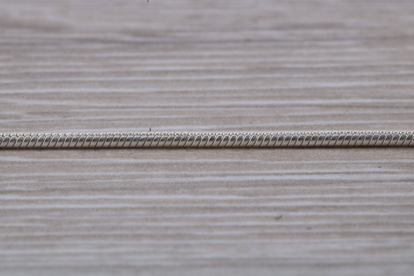 Sterling Silver 18 inch Long Snake Chain
