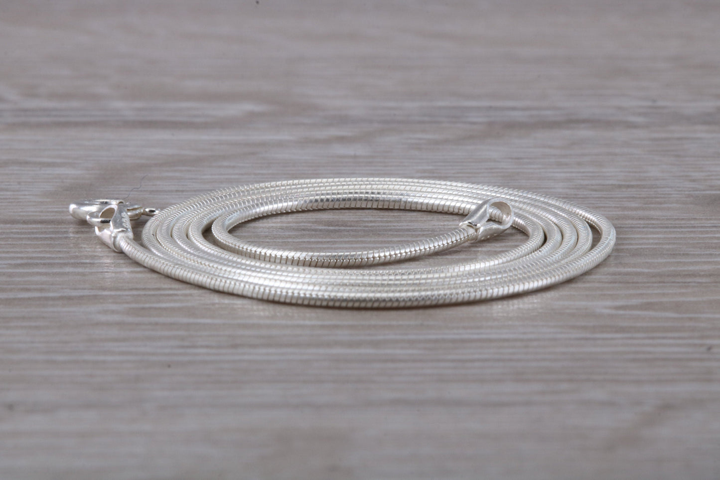 Sterling Silver 18 inch Long Snake Chain