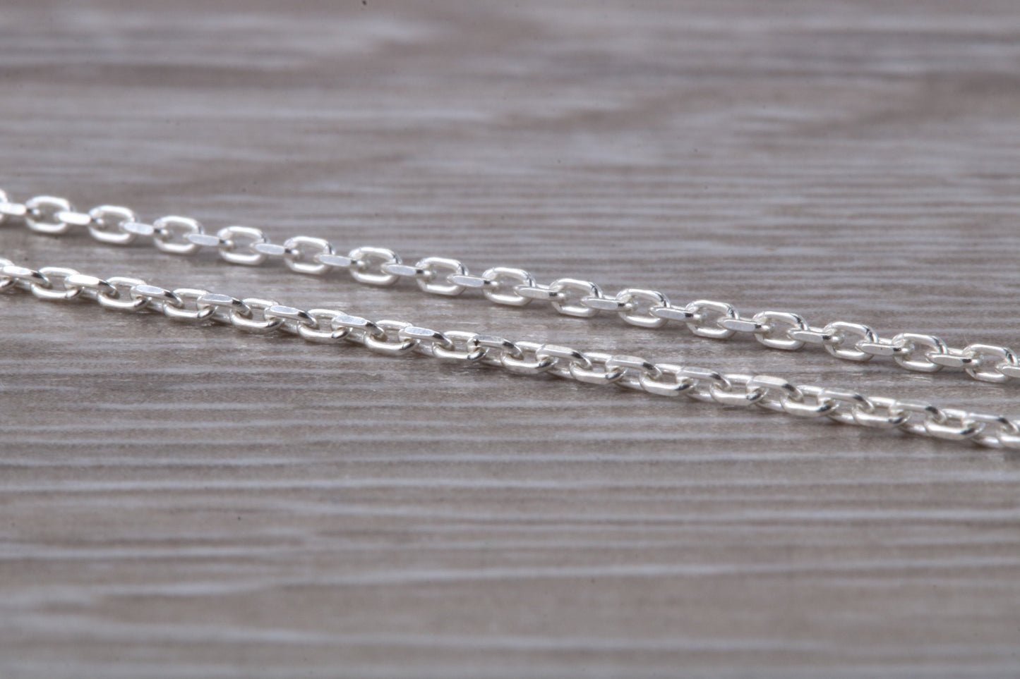 Sterling Silver 16 inch Long Trace Chain