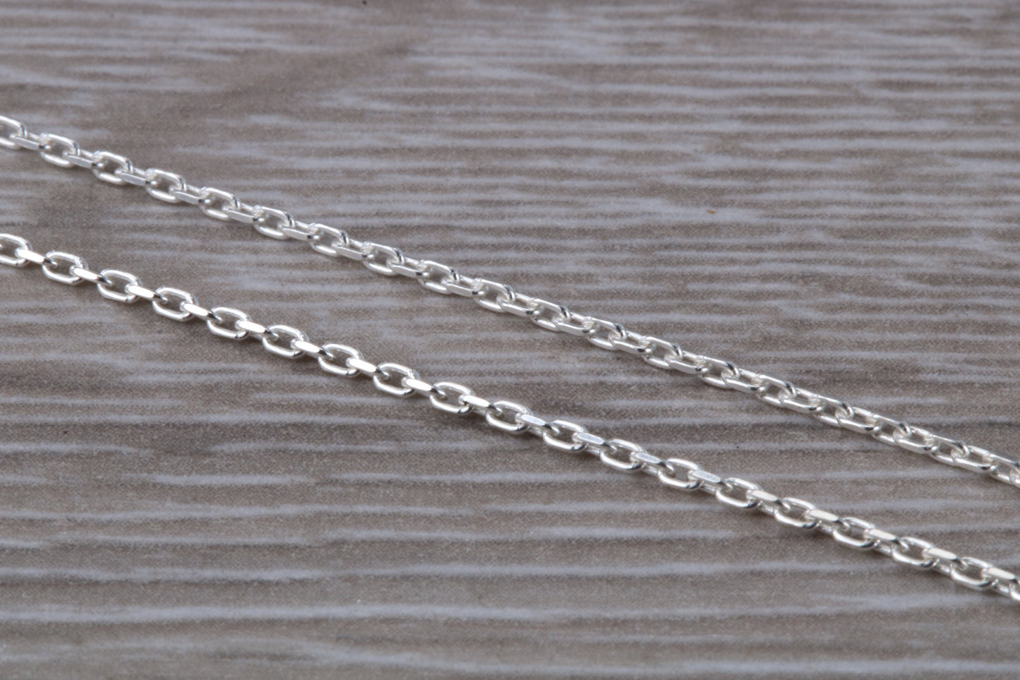 Sterling Silver 16 inch Long Trace Chain