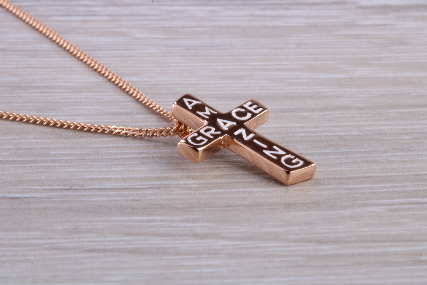 Amazing Grace Cross Necklace