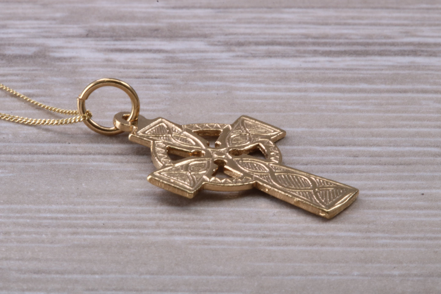 9ct Yellow Gold Cross Necklace