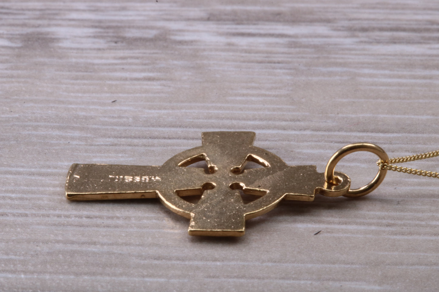 9ct Yellow Gold Cross Necklace