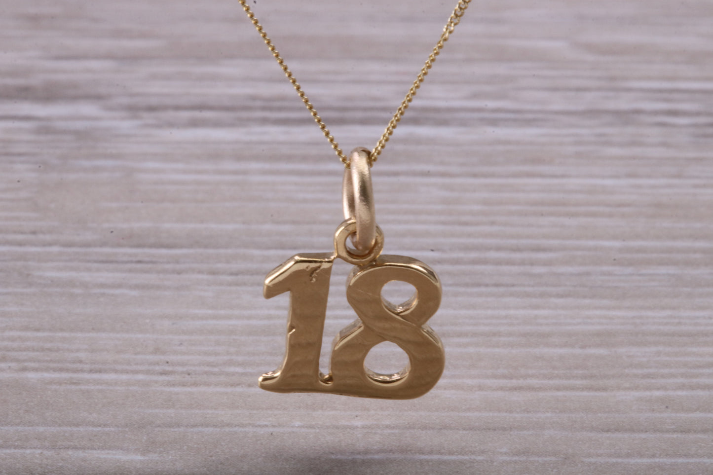 9ct Gold 18th Birthday Necklace