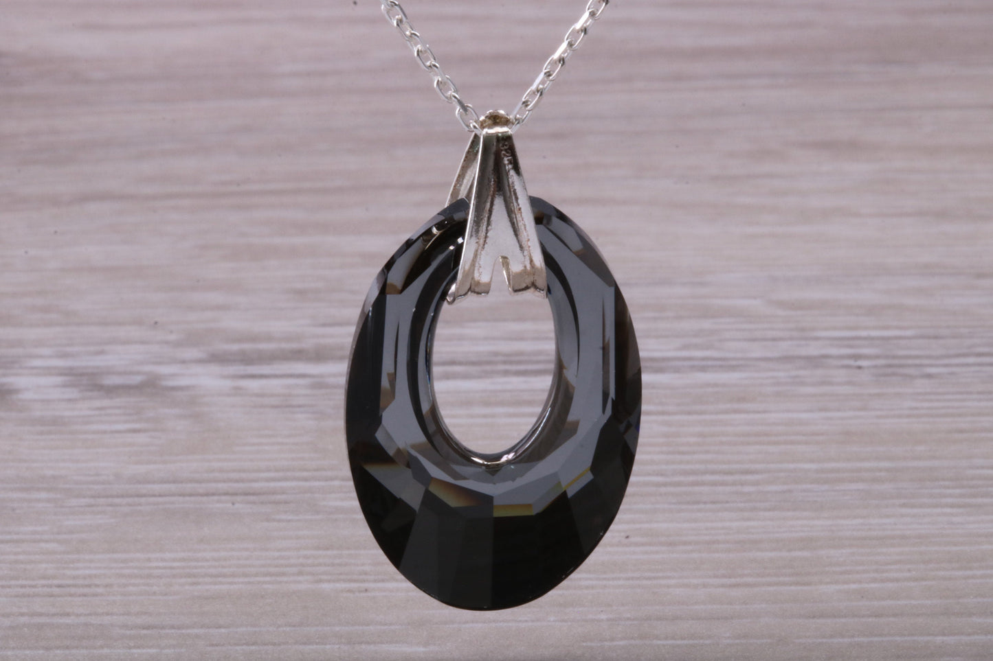 Dressy Real Hematite set Sterling Silver Necklace