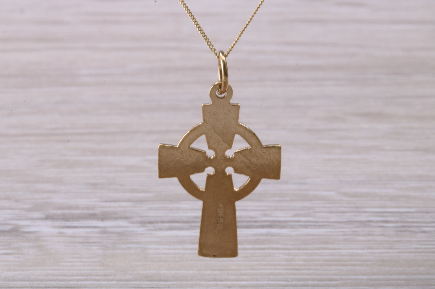 9ct Yellow Gold Cross Necklace