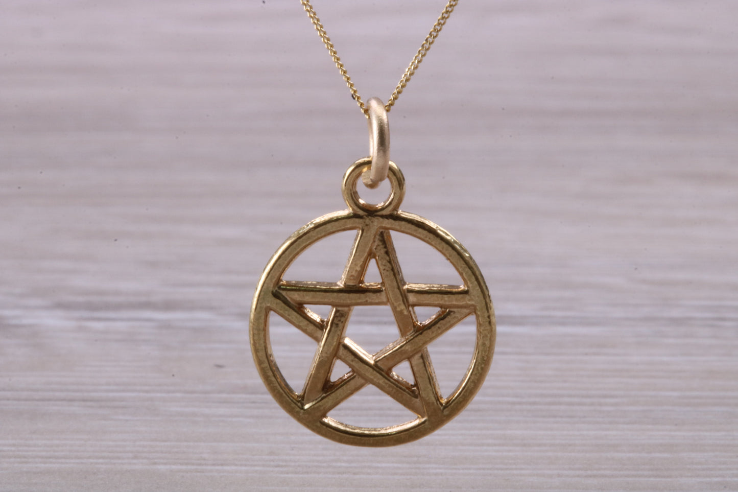 9ct Yellow Gold Star of David Necklace