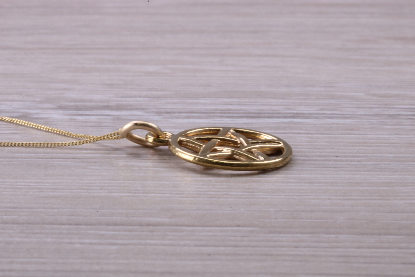 9ct Yellow Gold Star of David Necklace